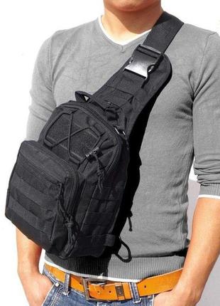 Тактическая сумка-рюкзак на одной лямке, барсетка, сумка на плечо