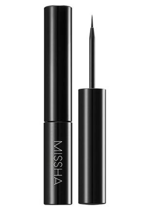 Жидкая подводка для глаз missha liquid sharp liner