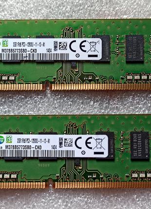 2 x 2 Гб DDR3-1600 SAMSUNG