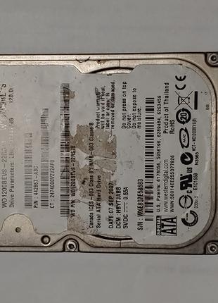 Western Digital Scorpio Blue 5400rpm 8MB WD1200BEVS 2.5 120GB 120