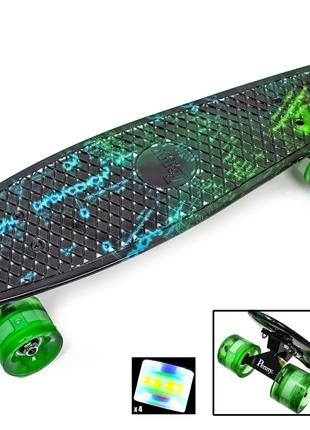 Penny Board "H20" Светящиеся колеса