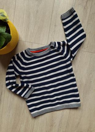 H&m свитер в полоску вязаный детская одежда для мальчика