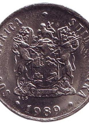 Алоэ. Монета 10 центов. 1988,89 год, Южная Африка.(Д)