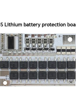 Плата защиты с балансировкой PCM, BMS 5S/4S/3S 60-100A для Li-...