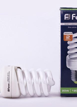 Економка 20w лампа энергосберигающая 20W E27 ELT19