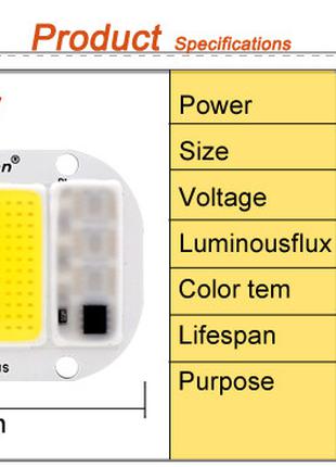 №56 LEd Smart IC 20w 6000K Светодиод 20w светодиодная матрица ...