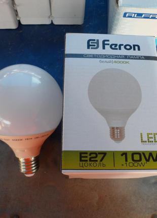 Светодиодная лампа шар FERON LB-981 10w E-27 4000K