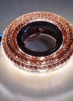Светильник с led подсветкой Feron CD877 (цвет корпуса чайный)