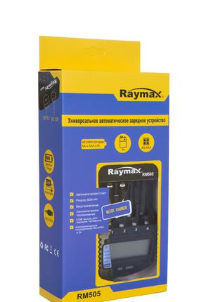 Зарядний пристрій інтелектуального Raymax RM505 (4xA/4xAA/КРОН...