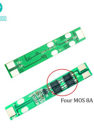 BMS PCM 2S 8A 7.4V 8,4V Контроллер заряда/разряда плата защиты...