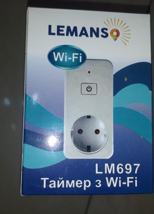 Умная Wi-Fi розетка с таймером Lemanso LM 697 (удаленное управ...