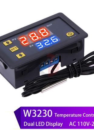 Цифровой терморегулятор в корпусе W3230 220V -55 ~ +120 °C