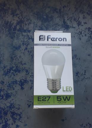 Светодиодная Лампа шарик FERON LB-95 5W E27 4000k