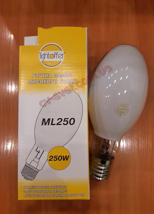 Лампа ртутная ДРЛ 250 ватт E40 ДРЛ 250w Lightoffer (отправка о...