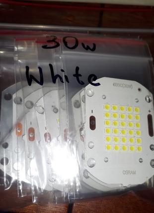 №104 Светодиод SMD 30W Osram White матрица 30w для прожектора ...