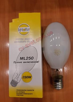 Лампа ртутная ДРВ (от 220V) 250 ватт E27 ДРЛ 250w Lightoffer (...
