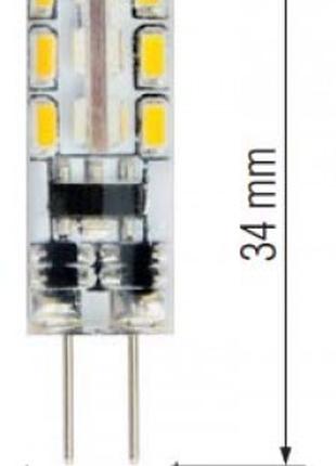 Светодиодная лампа 1.5W G4 220V 6400K Horoz HL455 / Micro-2