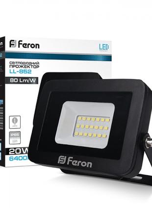 Многоматричный прожектор 20 вт SMD LED 20w Feron LL-852 6400K ...