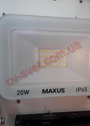 Светодиодный прожектор 20 ватт LED 20w MAXUS 1-MFL-02-2050, 50...