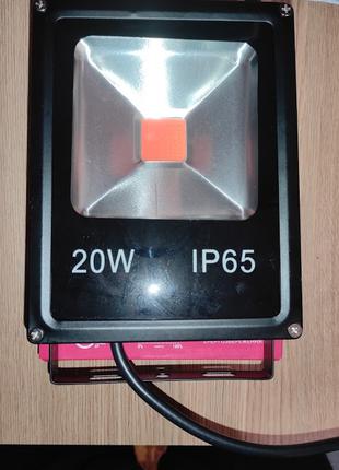 Фито прожектор 20w COB Smart ic + термозащита, свет для растен...