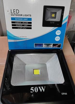 Светодиодный прожектор 50w COB LED Большой прожектор 50 ватт l...