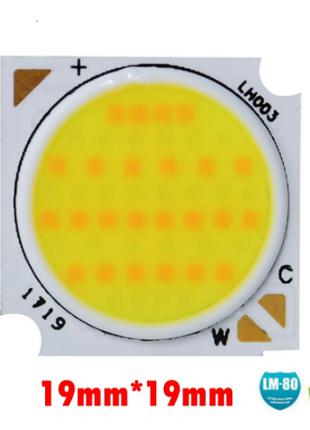 Двухцветный Cob LEd 45w DC 36-38V 400-600mA 3000+6500K Круглый...